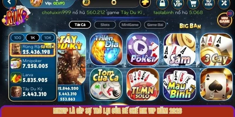 Rikvip ⭐️ Link Tải Cổng Game Bài Rik vip Mới Nhất 2026 Rikvip là gì? Sự trở lại của đế chế Rik vip năm 2026