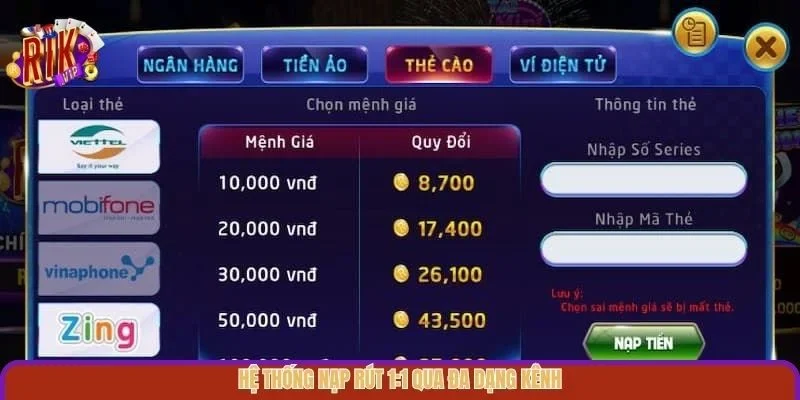 Rikvip ⭐️ Link Tải Cổng Game Bài Rik vip Mới Nhất 2026 Hệ thống nạp rút 1:1 qua đa dạng kênh